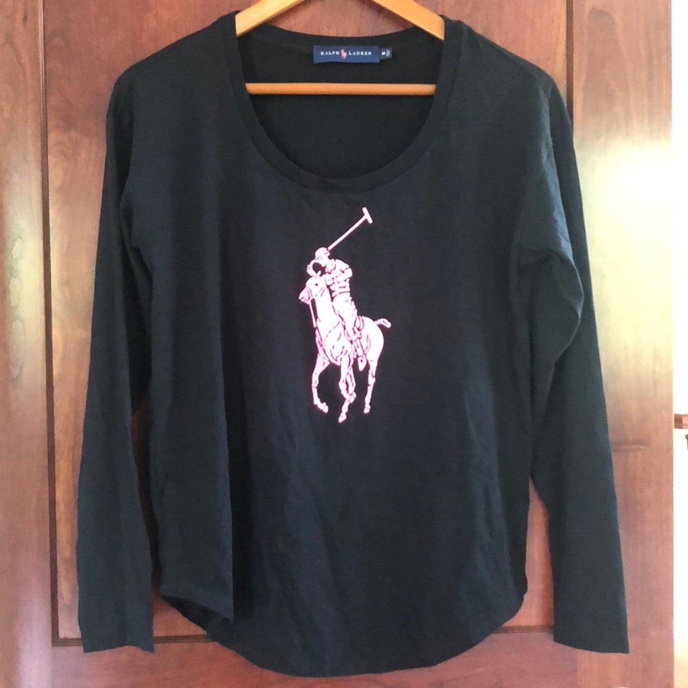 Black Ralph Lauren Long Sleeve Shirt